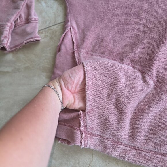 Mora Oversized Boho Hippie Hoodie Sweatshirt Peace Sign Large - Picture 6 of 12